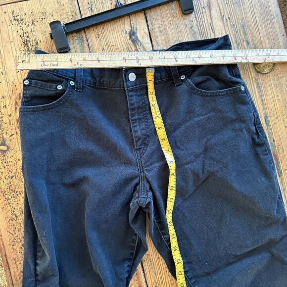 Levi's 550 Black‎ Bootcut Jeans   Size 14L - Picture 8 of 9